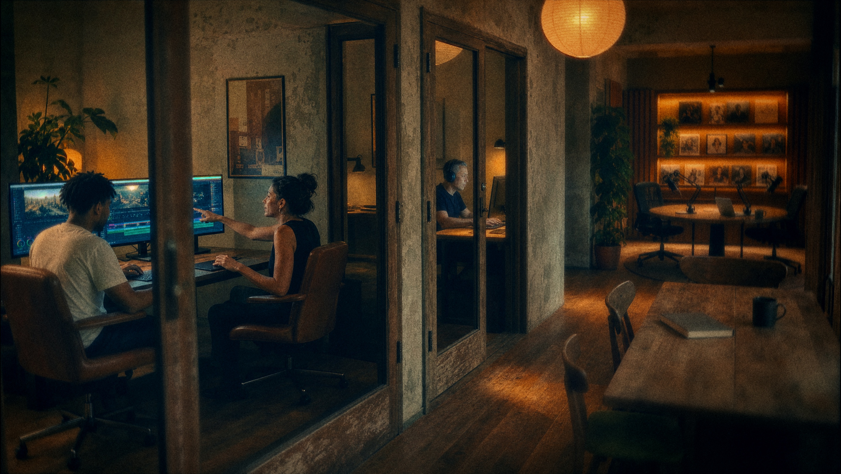 Edit bays and private booths previsualization